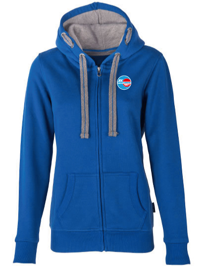 Kapuzenjacke / Zoodie Premium Kontrast Damen