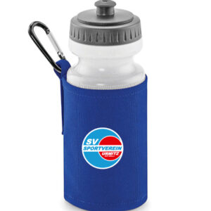Trinkflasche mit Polyesterhalter